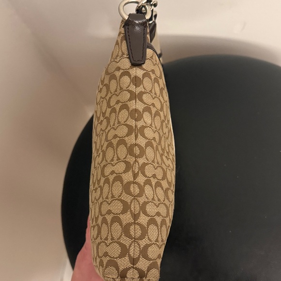 COACH Signature Stripe North/South Swingpack Crossbody Bag - Picture 9 of 13